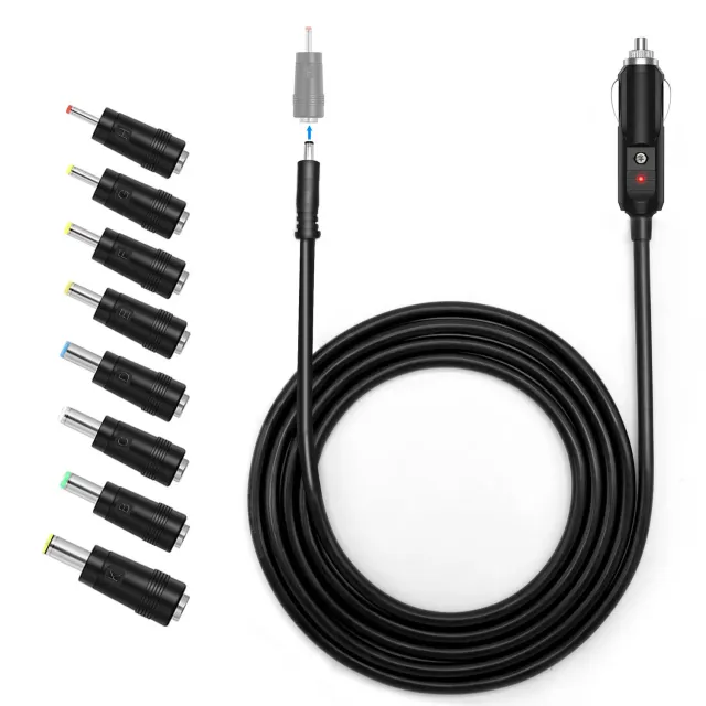 ACOPOWER adaptor brichetă auto 12V/24V mufă 5.5x2.1mm 3m