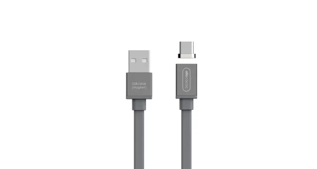 PowerCube cablu USB magnetic USB-C gri 1,5m