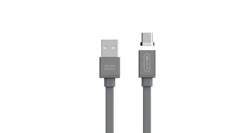 PowerCube cablu USB magnetic USB-C gri 1,5m