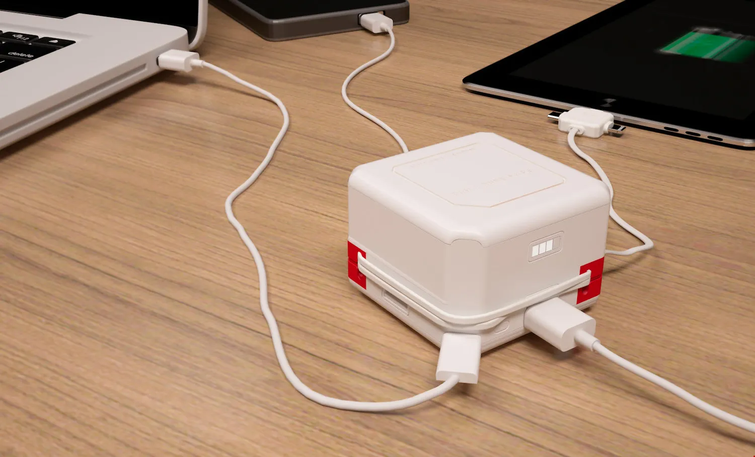 PowerCube PowerUSB hub USB statie incarcare 4 porturi