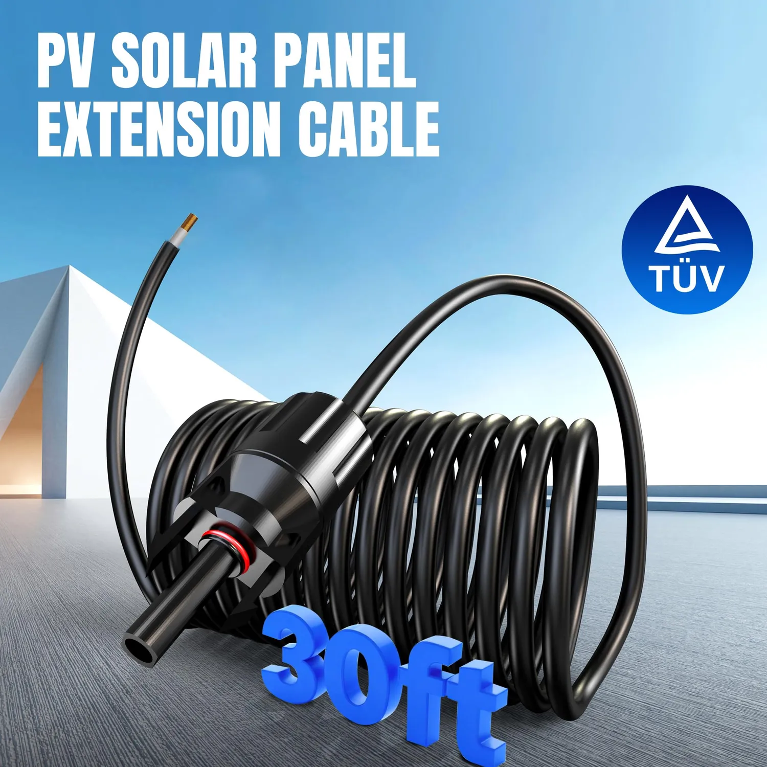 Cablu solar ACOPOWER 12AWG MC4 prelungitor 10FT