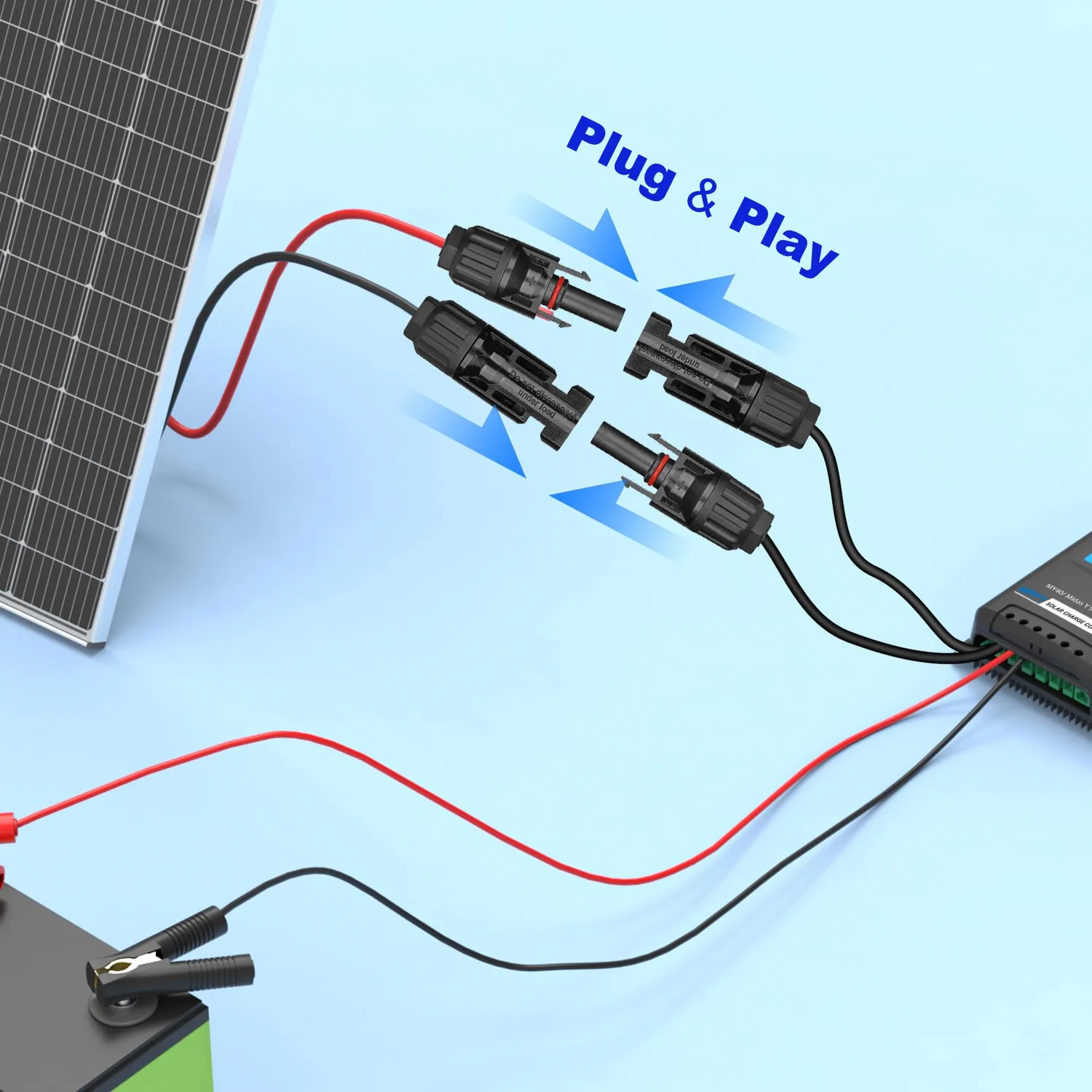 Cablu solar ACOPOWER 12AWG MC4 prelungitor 10FT