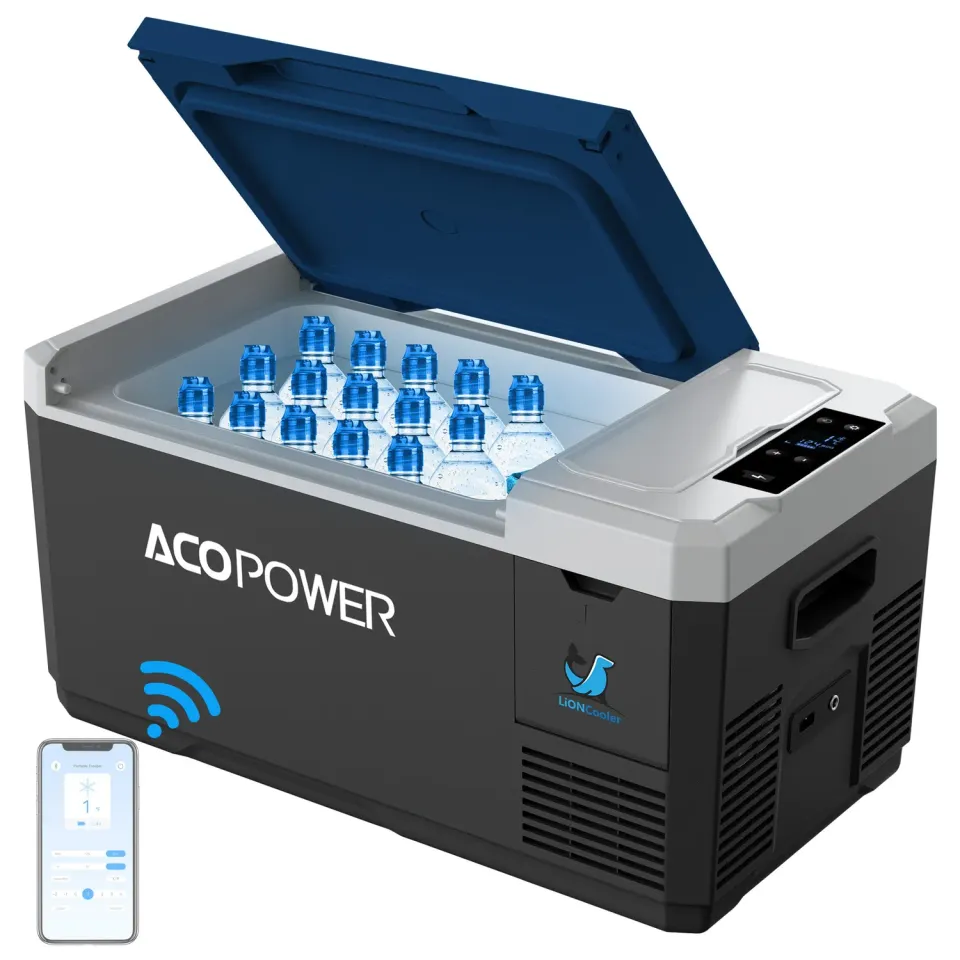 LiONCooler Mini frigider auto 19Q cu baterie solar