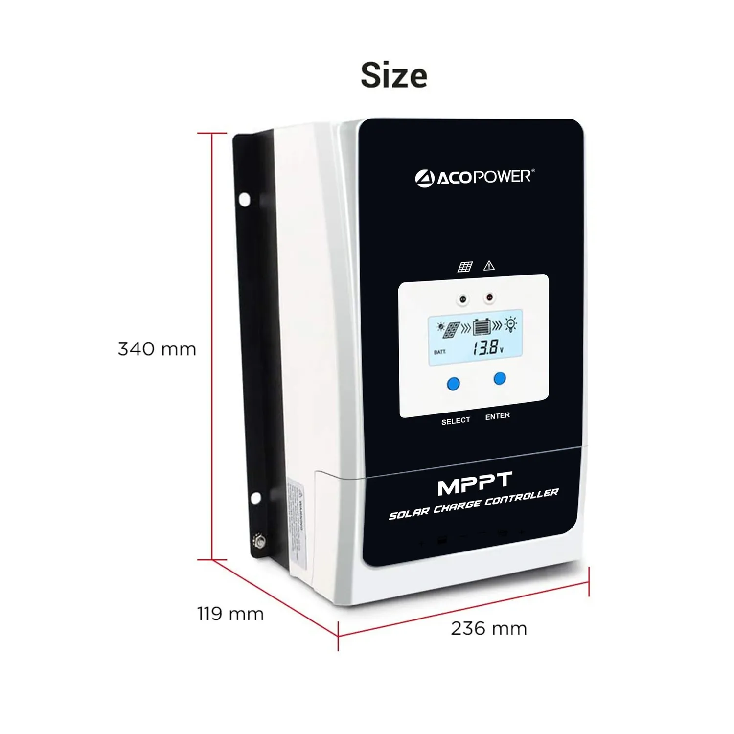 ACOPOWER 60A controler solar MPPT 12-48V pentru panouri