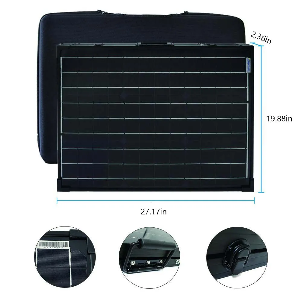 ACOPOWER PTP panou solar portabil 100W valiza extensie 2x50W