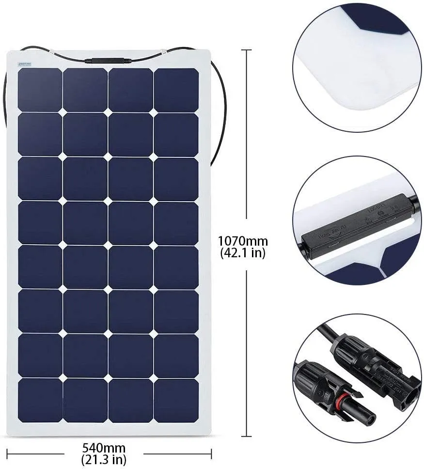 ACOPOWER panou solar flexibil 110W 12V monocristalin 1 buc