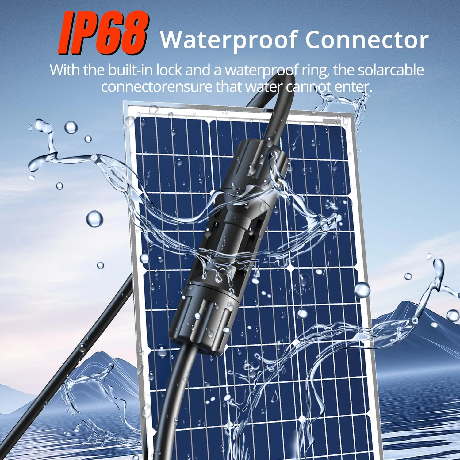 Cablu solar ACOPOWER 12AWG MC4 prelungitor 10FT