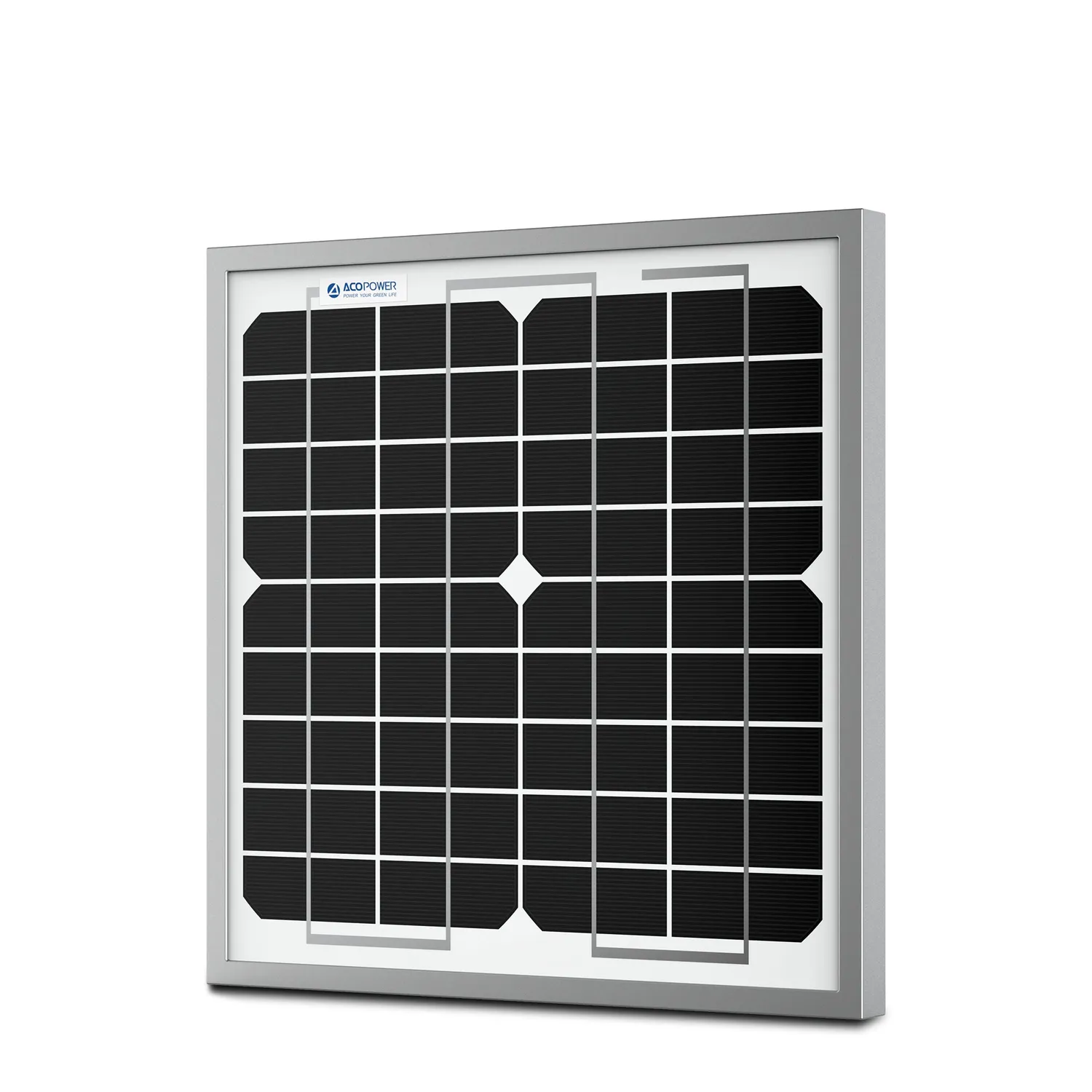ACOPOWER panou solar 10W 12V monocristalin