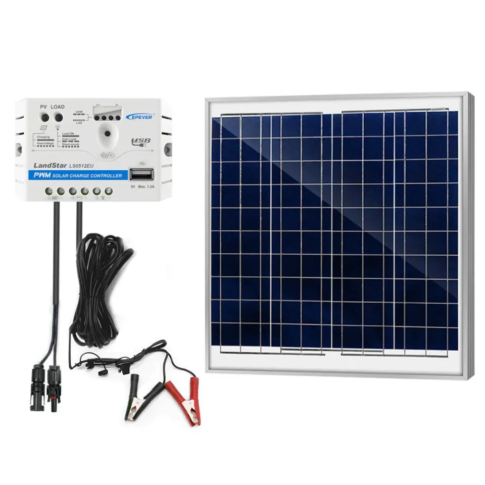 ACOPOWER 60W 12V kit panou solar policristalin