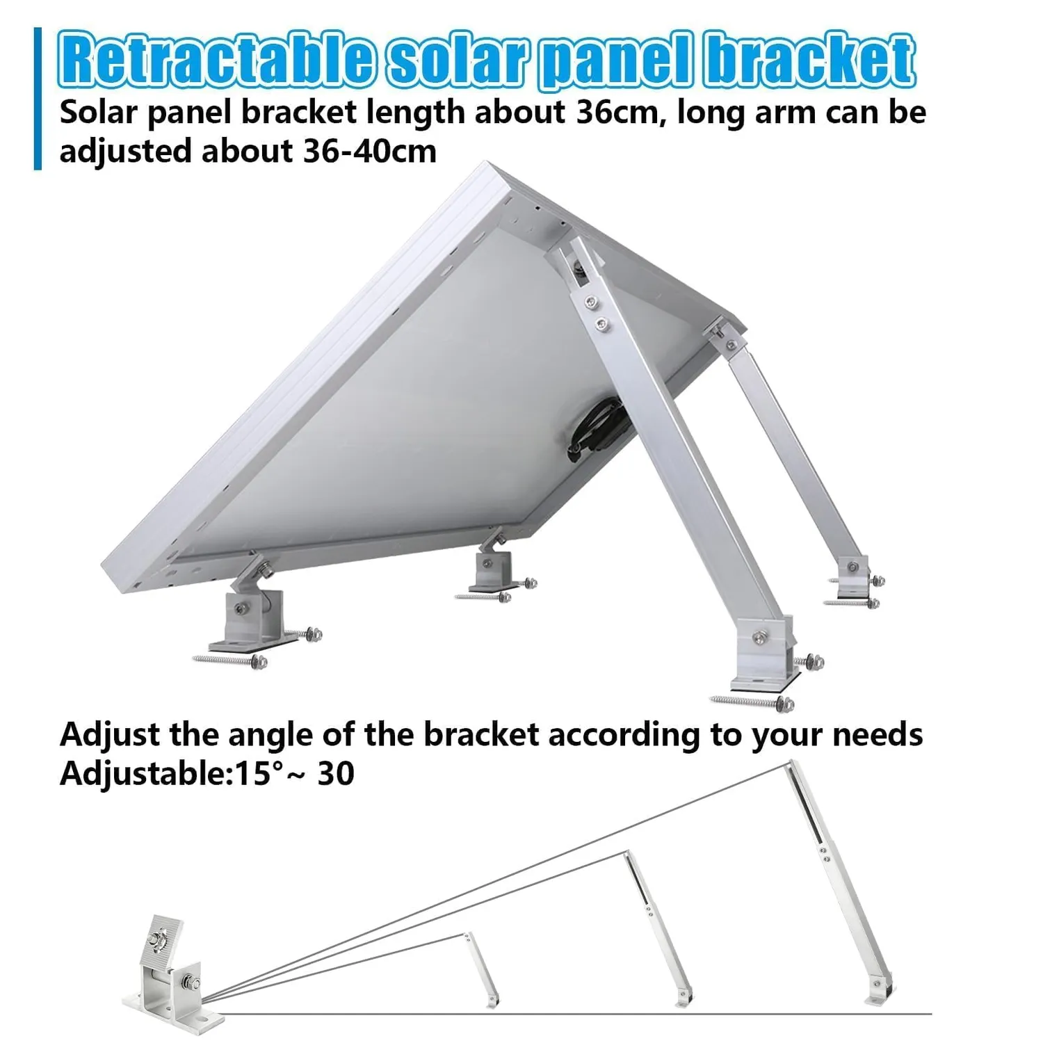 ACOPOWER suport reglabil panouri solare 50-400W aluminiu