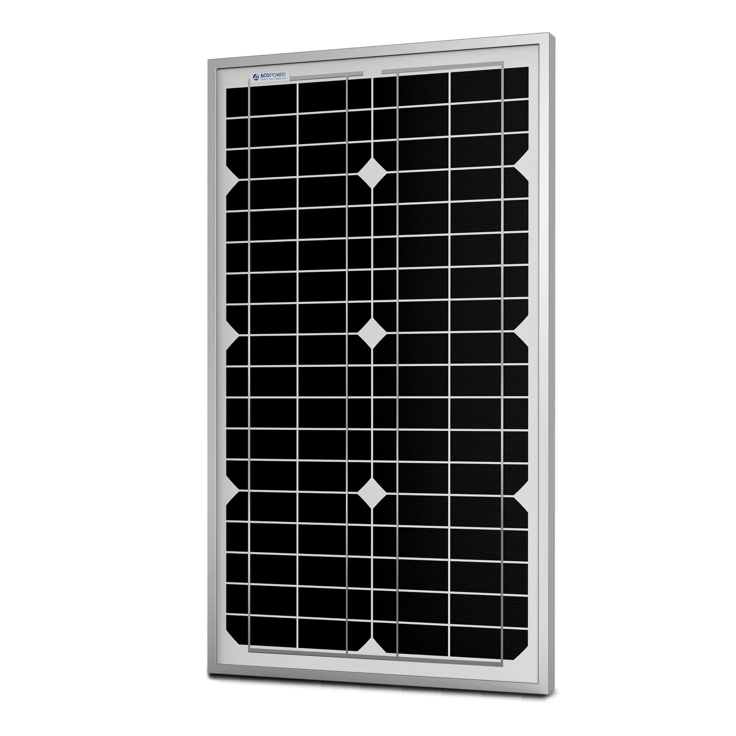 ACOPOWER panou solar 30W 12V monocristalin IP65