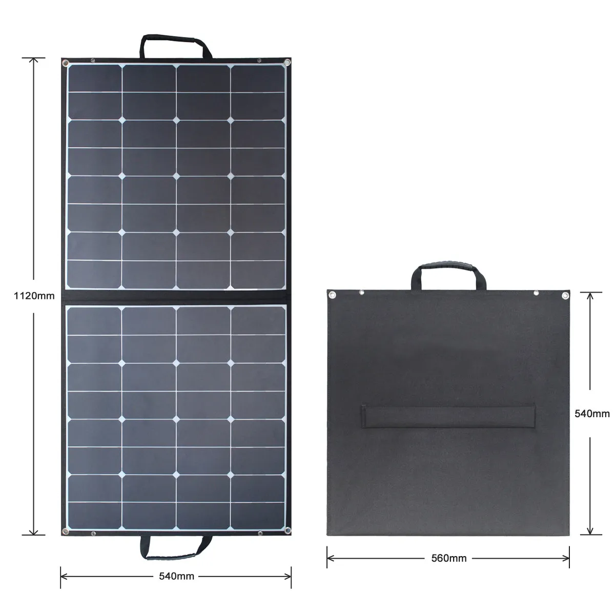 ACOPOWER Sunpower Panou Solar Pliabil 100W Portabil