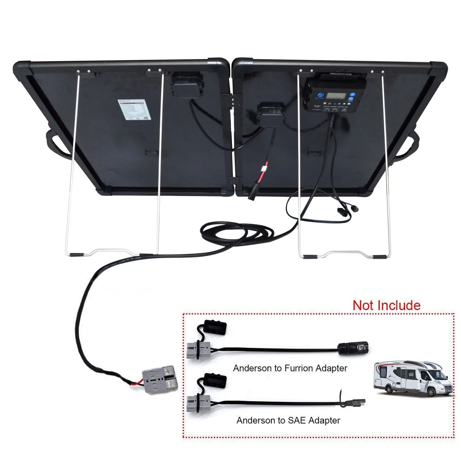 ACOPOWER PLK Kit Panou Solar Portabil 120W + 20A