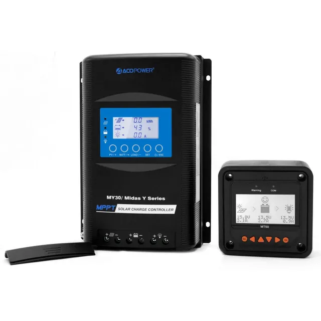 ACOPOWER Midas 30A regulator solar MPPT cu afisaj MT-50