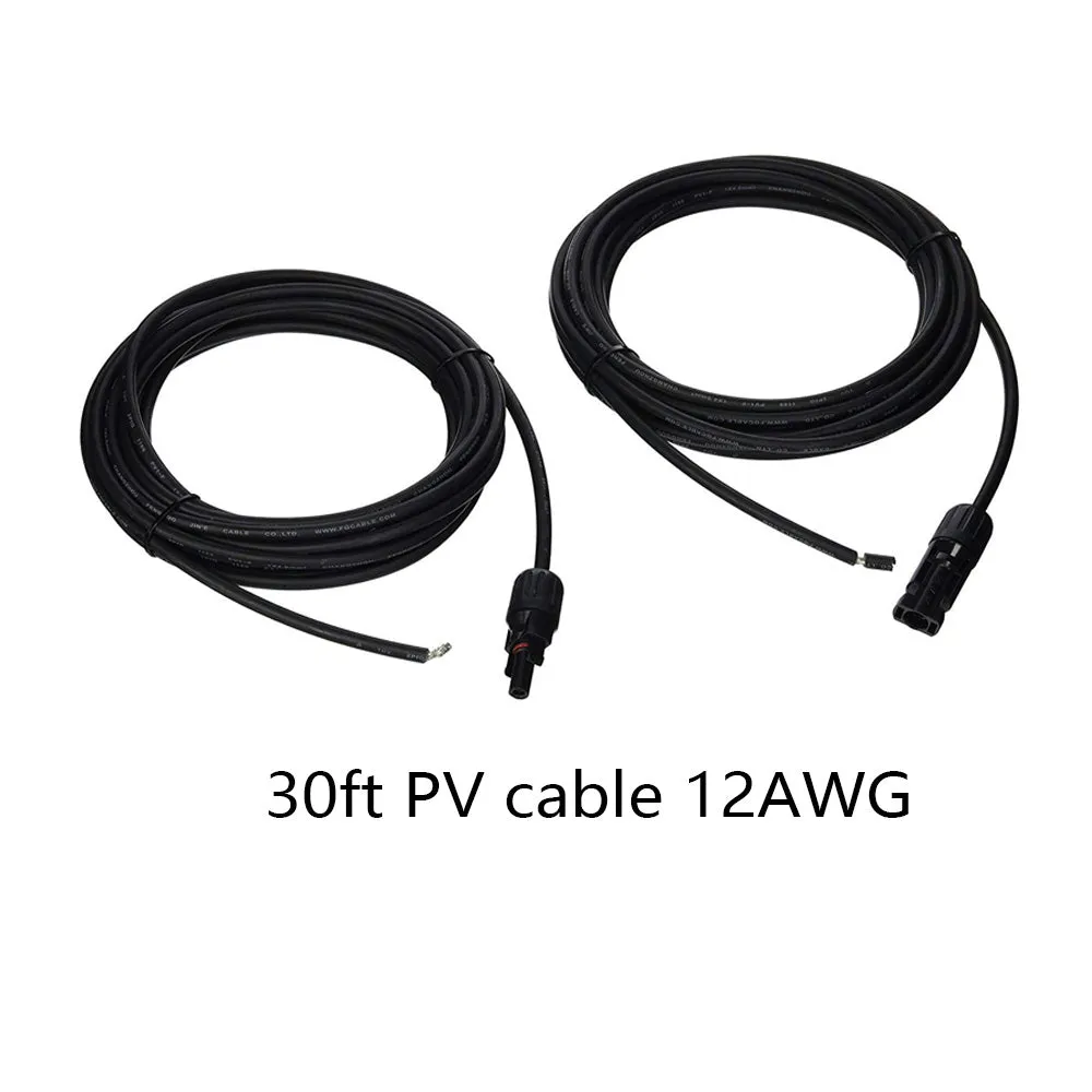 ACOPOWER 1x200W kit solar rulotă PWM 20A mono