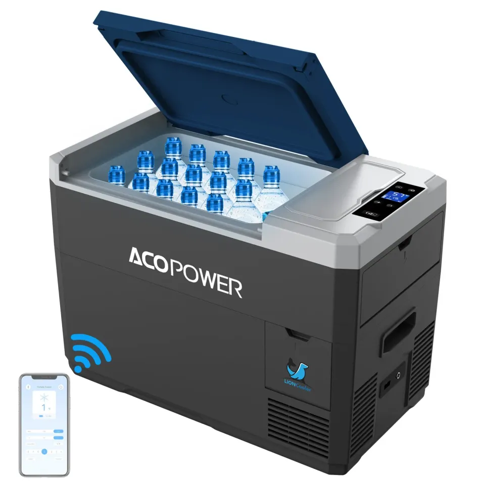 ACOPOWER LiONCooler Mini frigider auto 29Q solar bluetooth