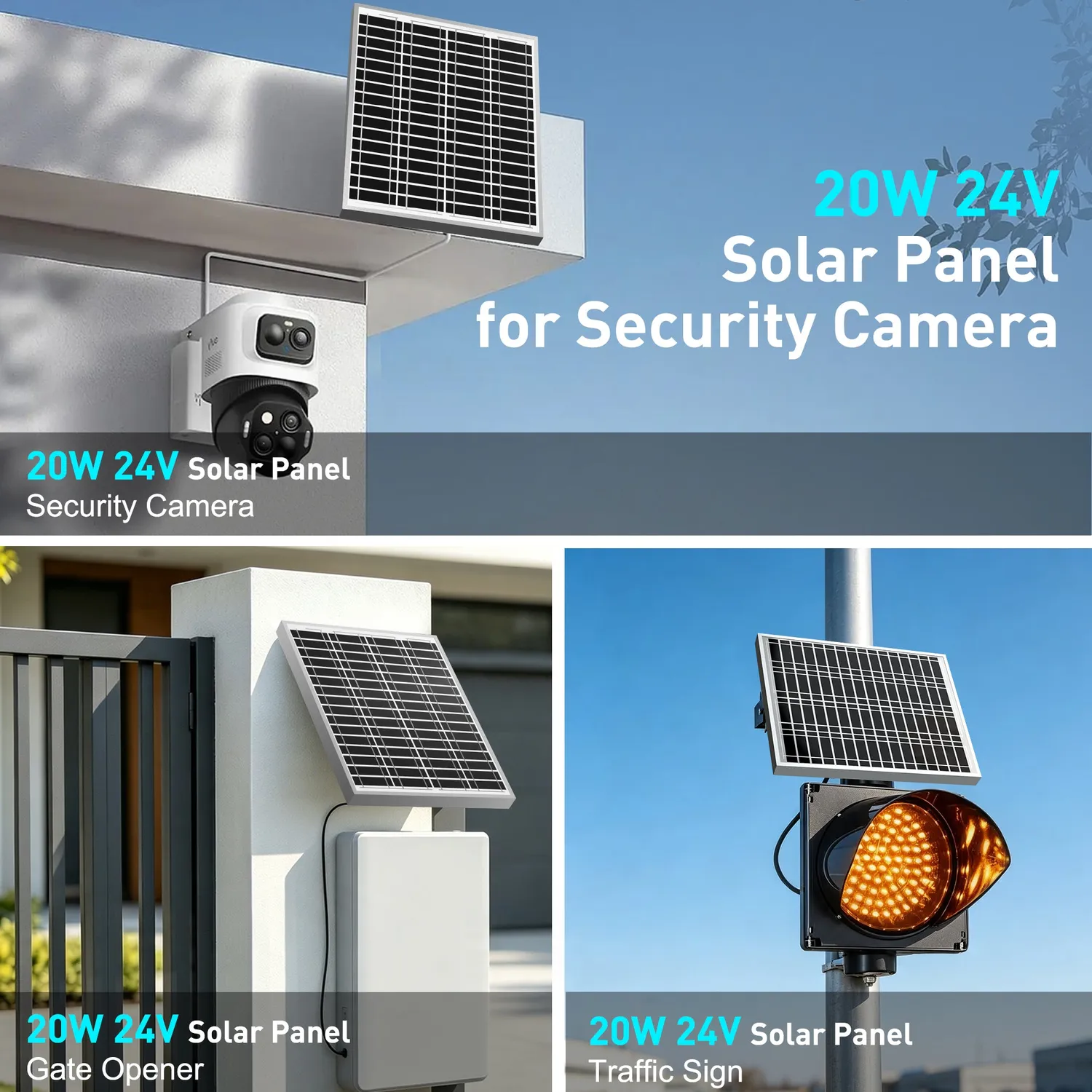 ACOPOWER HY020-24M Panou Solar 20W 24V Monocristalin