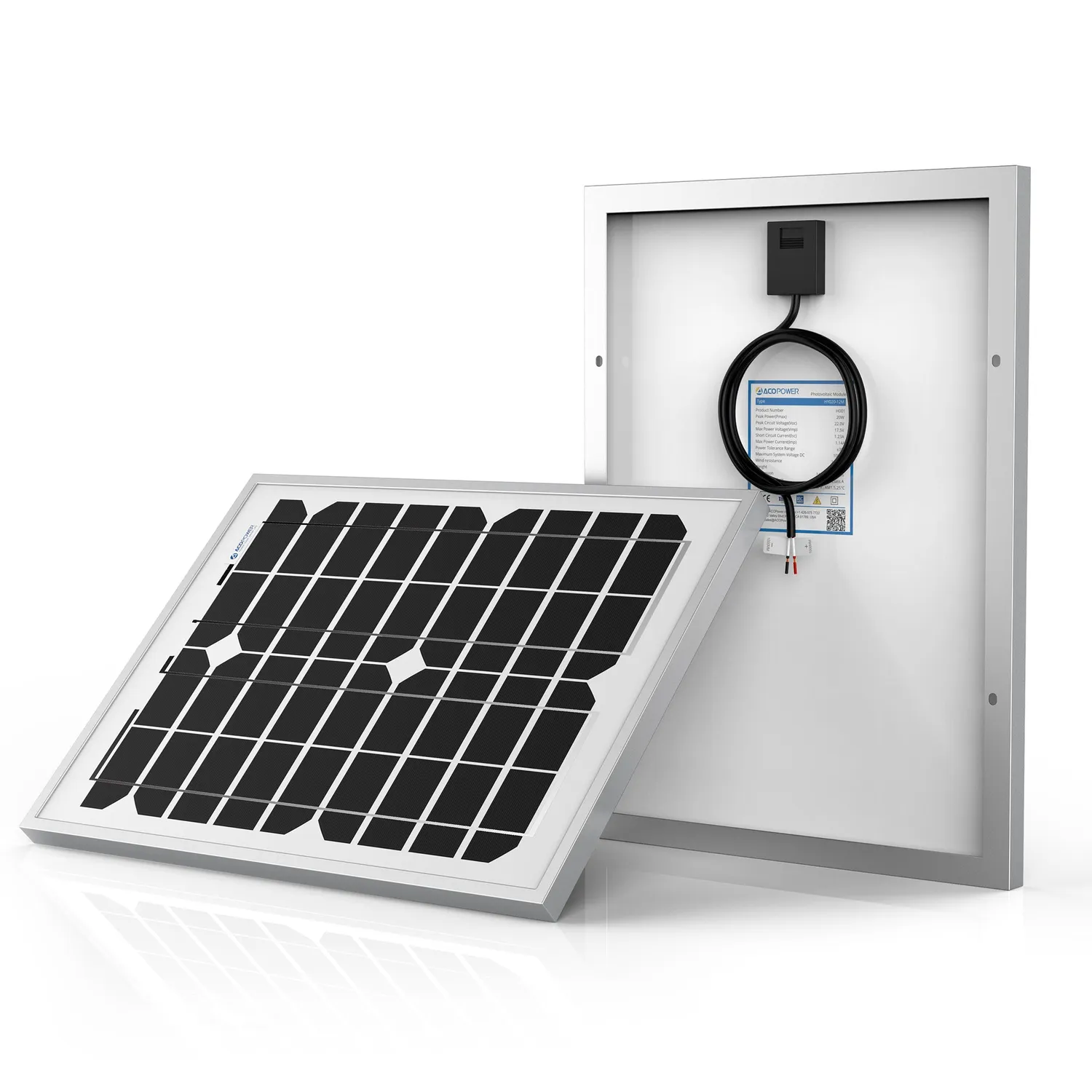 ACOPOWER panou solar 5W mono 12V putere mica