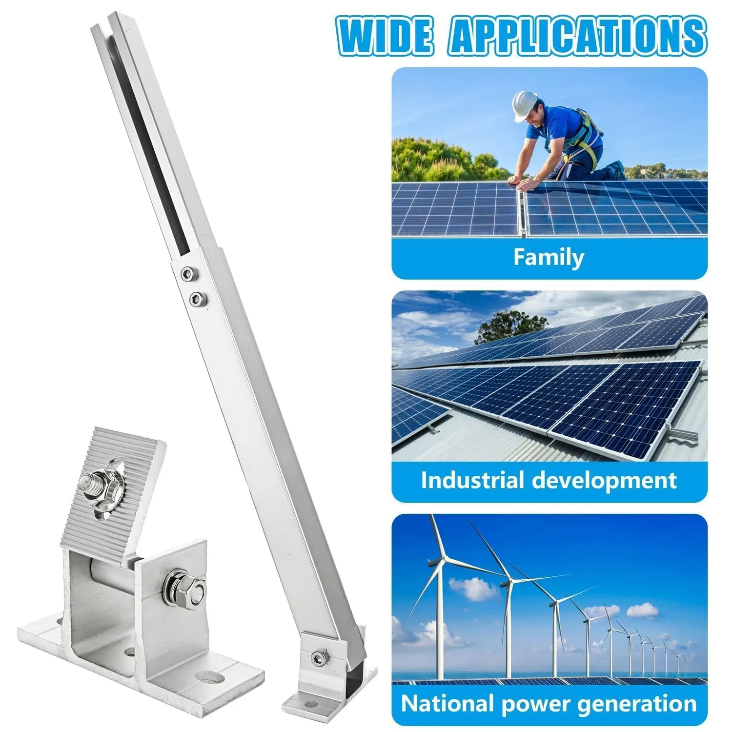 ACOPOWER suport reglabil panouri solare 50-400W aluminiu