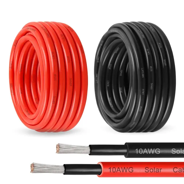 ACOPOWER cablu solar prelungitor 10AWG 3m 6mm²