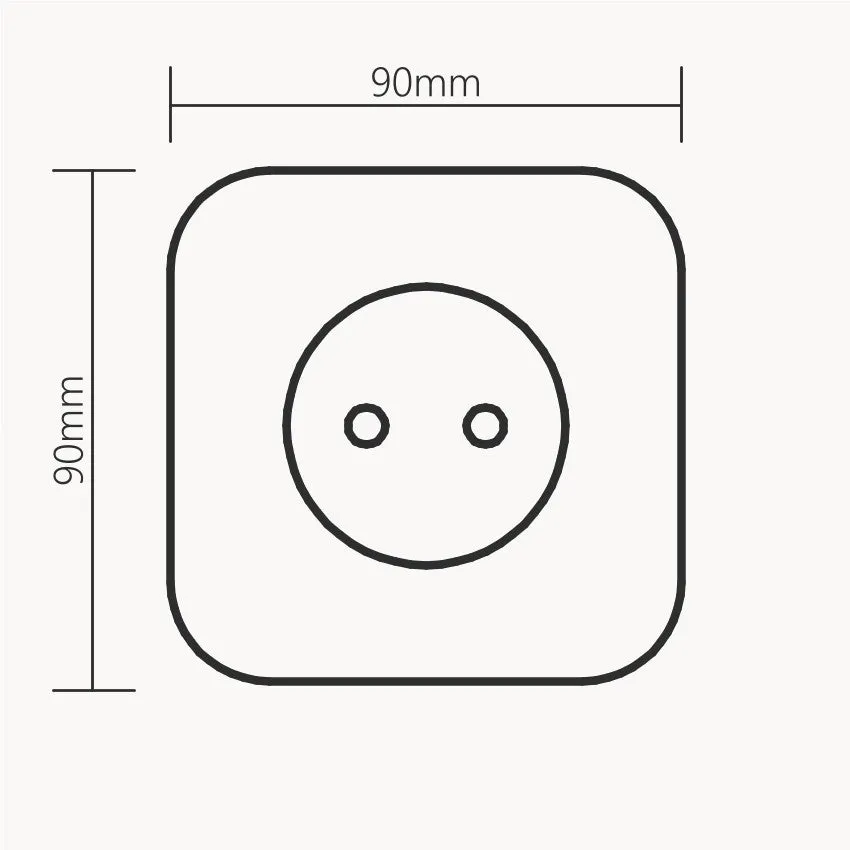 ARCswitch Vectis Cube priză simplă ramă magnetică