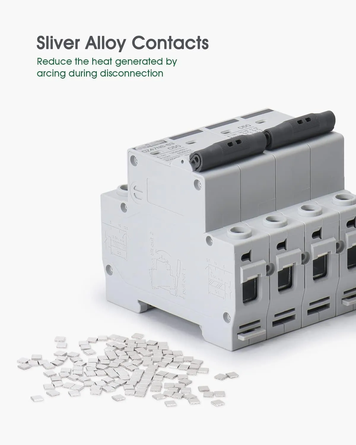 ACOPOWER 50A comutator manual transfer AC