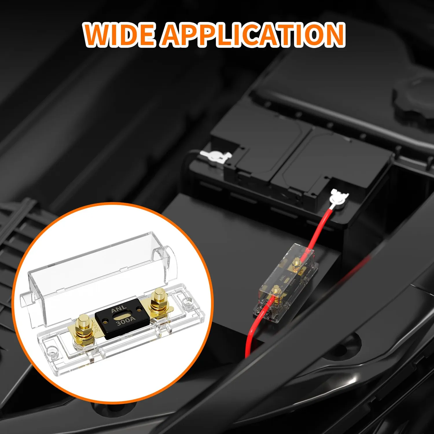 ACOPOWER suport siguranta ANL 300A protectie invertor