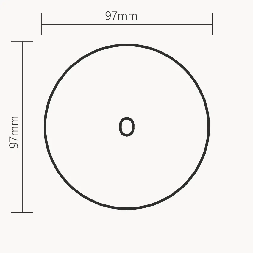 ARCswitch Vectis Round întrerupător simplu magnetic