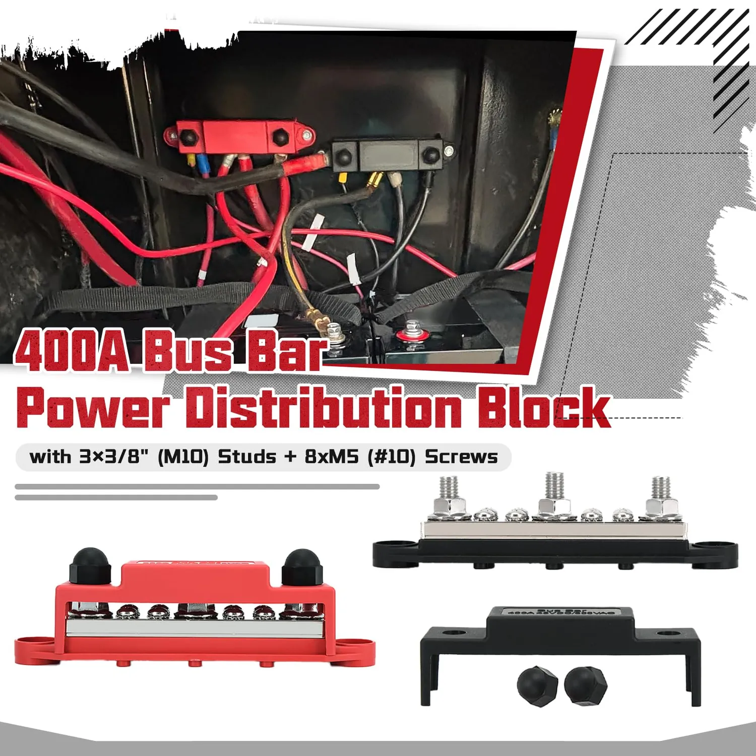 ACOPOWER 400A bloc distribuție curent bară putere