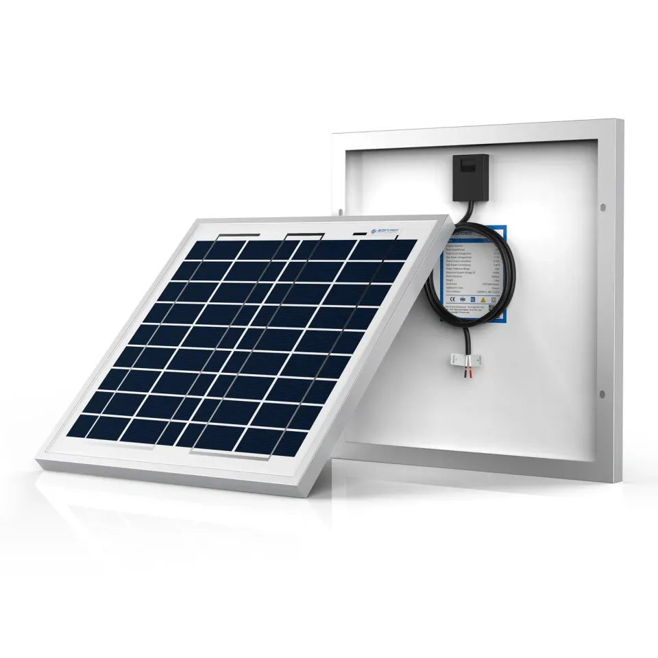ACOPOWER Panou solar policristalin 15W 12V varianta 15W