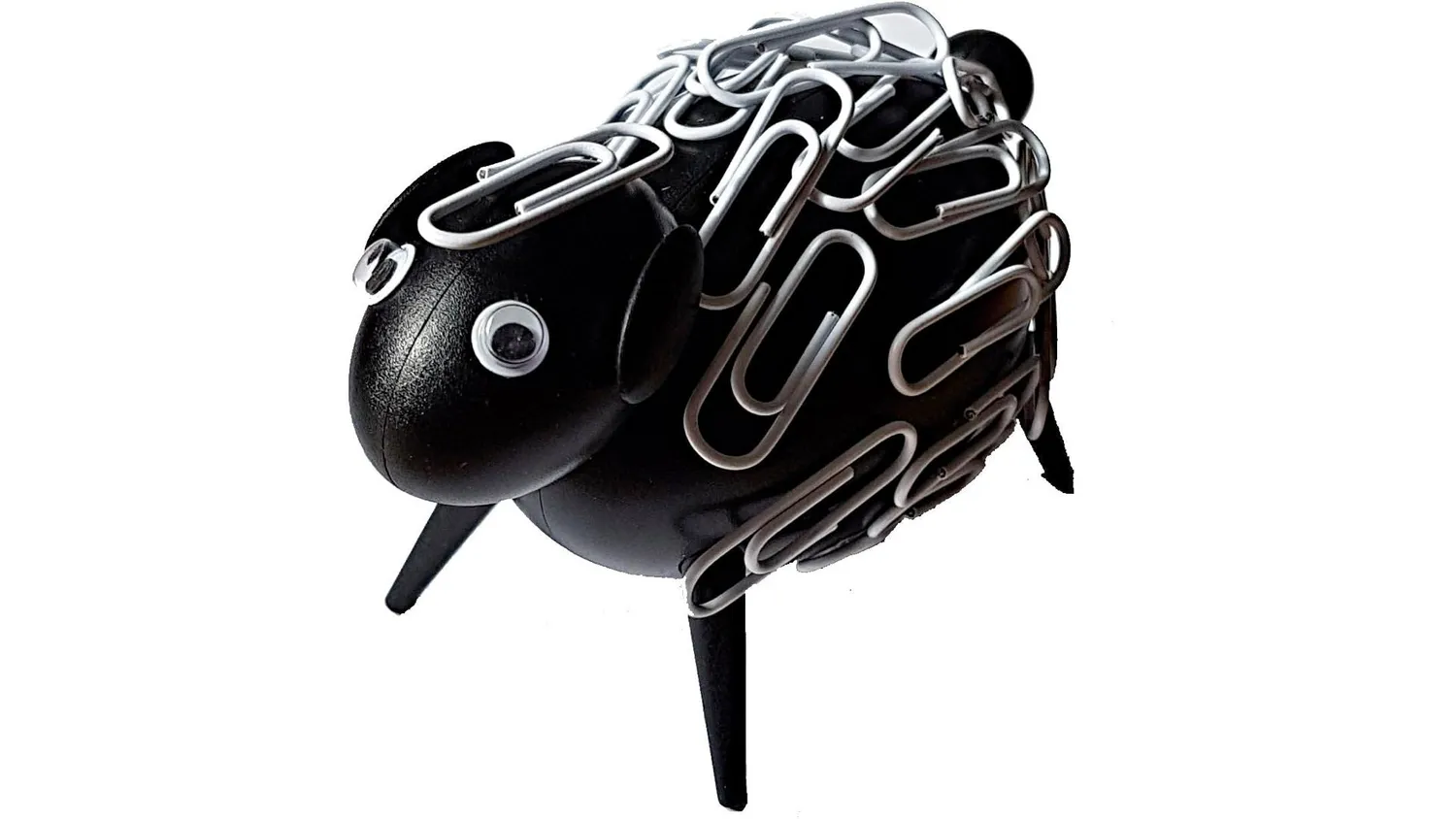 PowerCube Sheepi organizer agrafe oaie negru