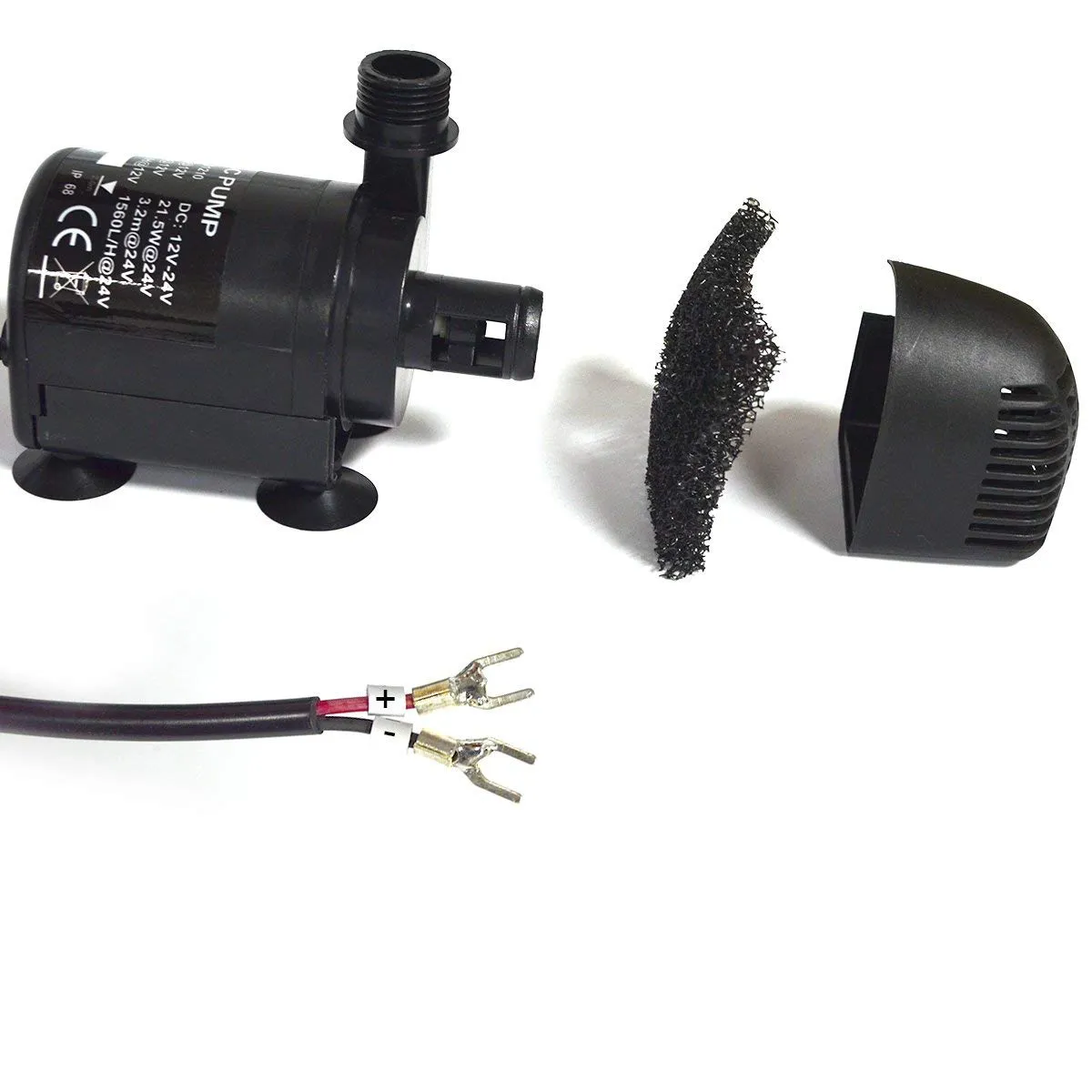 ACOPOWER kit pompă apă solară 20W 410GPH submersibilă