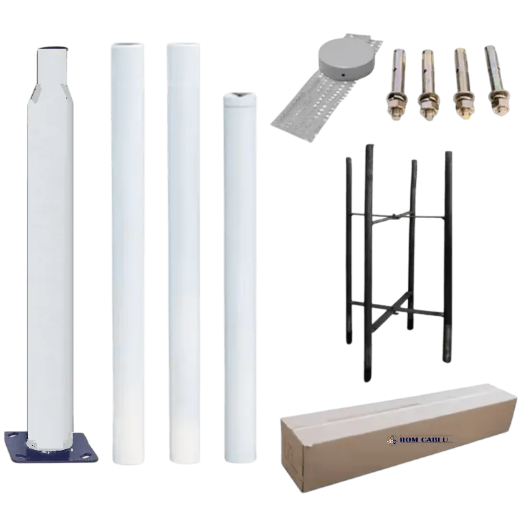 Rom Cablu All in One lampa stradala solara set cu stalp