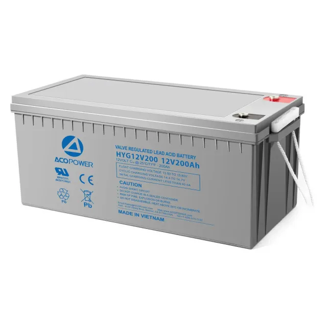 ACOPOWER HYG12-200Ah Baterie Gel 12V 200Ah Ciclu Adânc