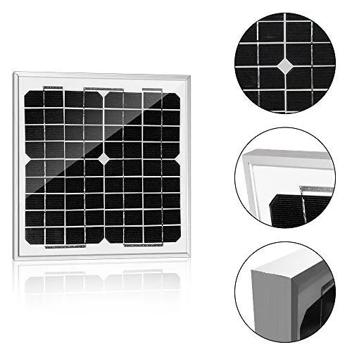 ACOPOWER HY010-12M panou solar 10W kit 12V monocristalin