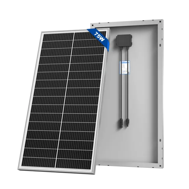 ACOPOWER panou solar 75W 12V N-Type TOPCon îngust