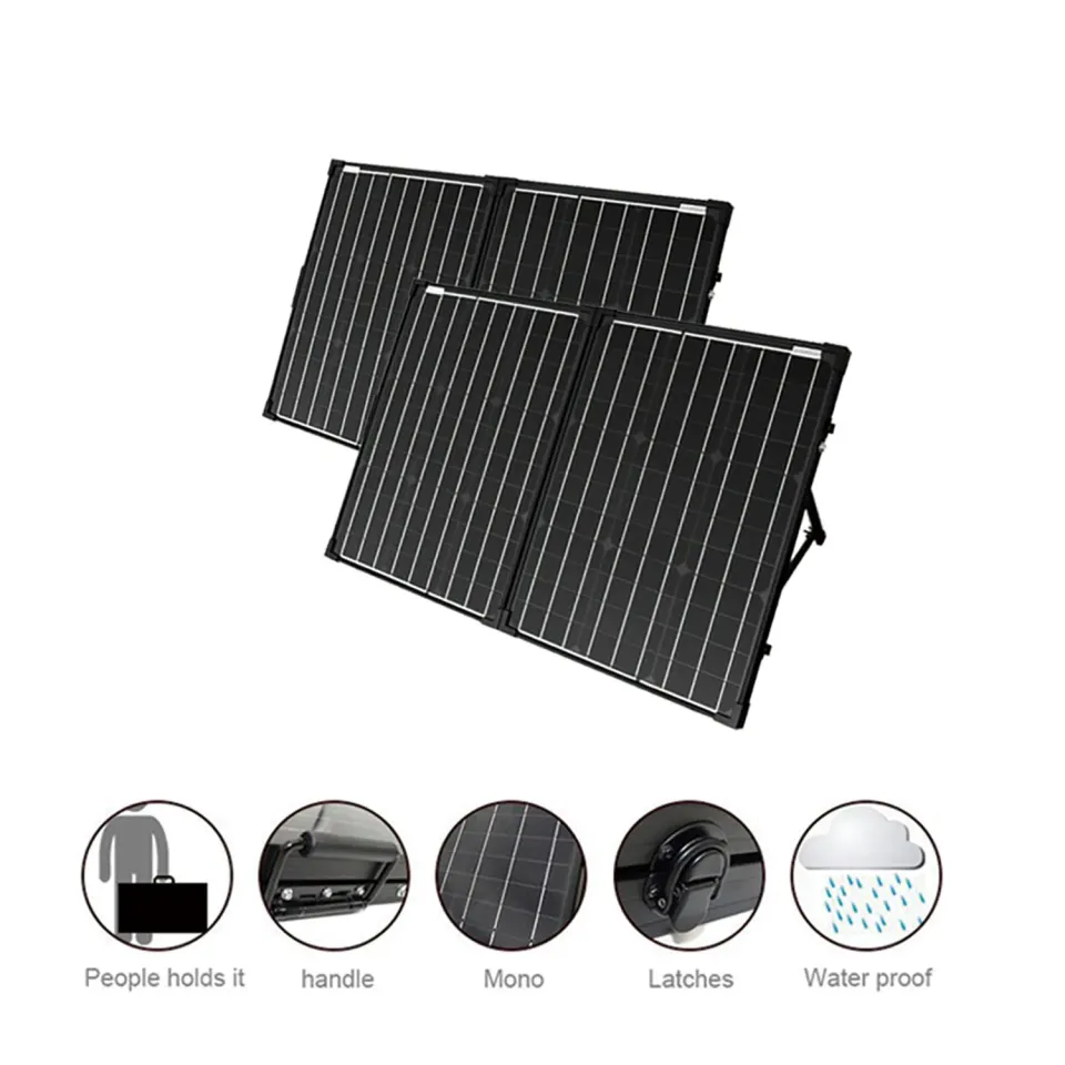 ACOPOWER PTK kit solar pliabil 200W 12V valiză