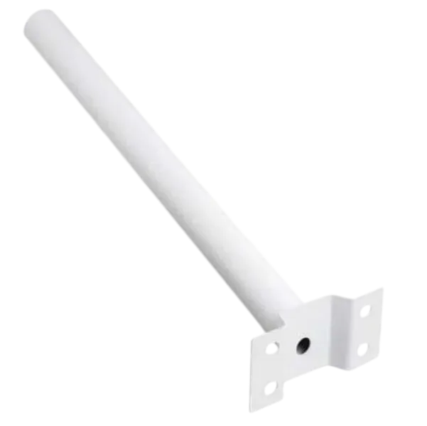 Rom Cablu suport consola stalp brat 50cm alb mat
