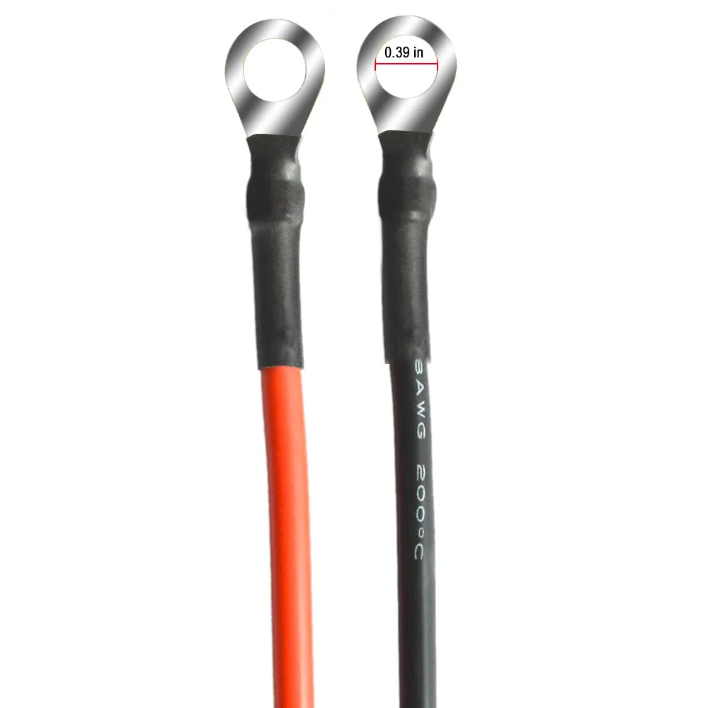ACOPOWER cablu baterie invertor 2AWG 1ft cupru