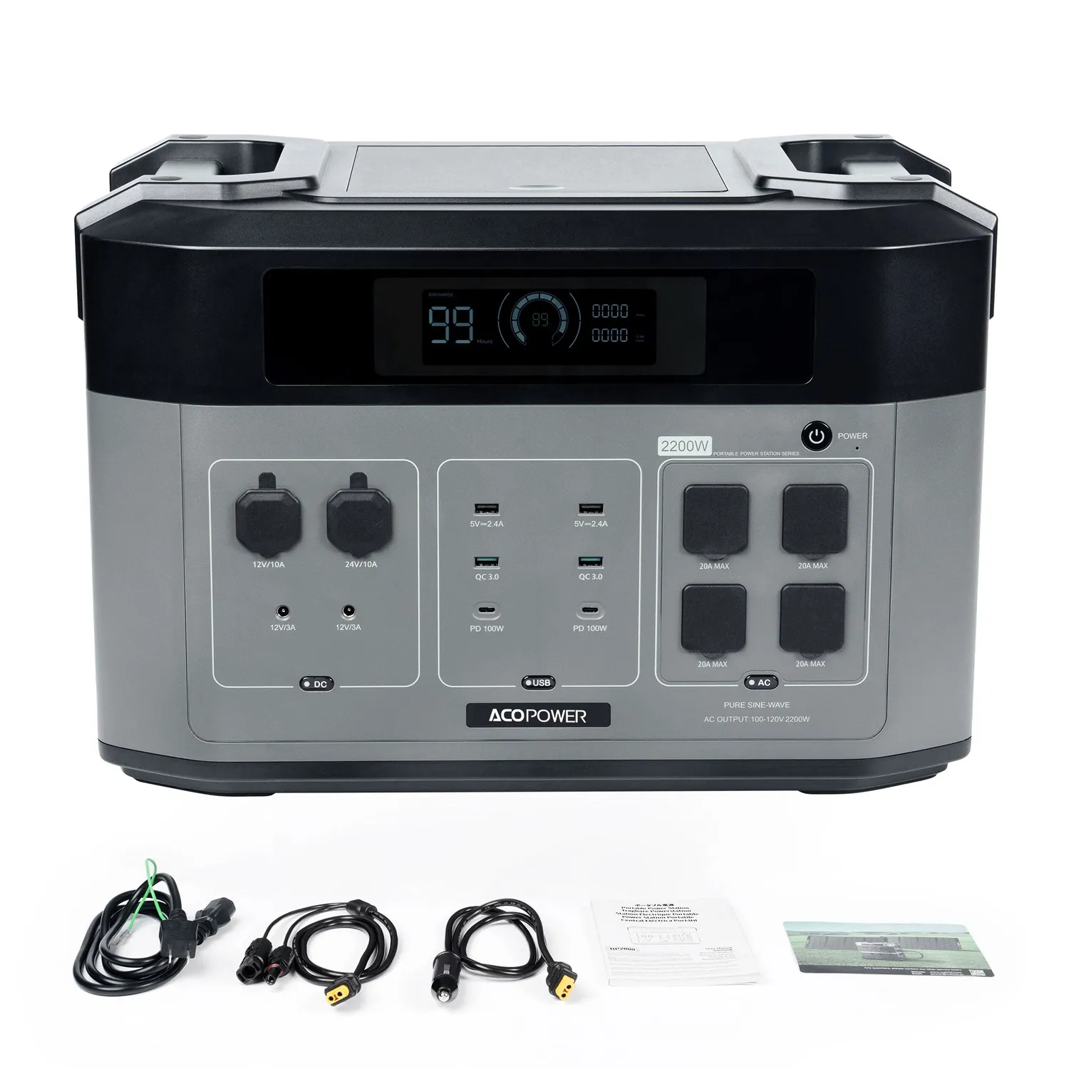 ACOPOWER BP2000 Generator Solar Portabil 2200W LiFePO4