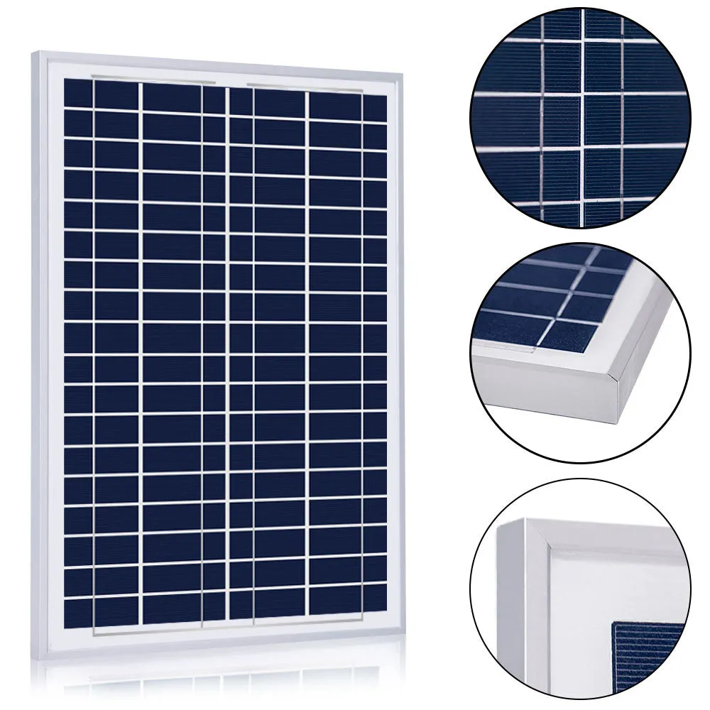 ACOPOWER 25W 12V kit panou solar policristalin