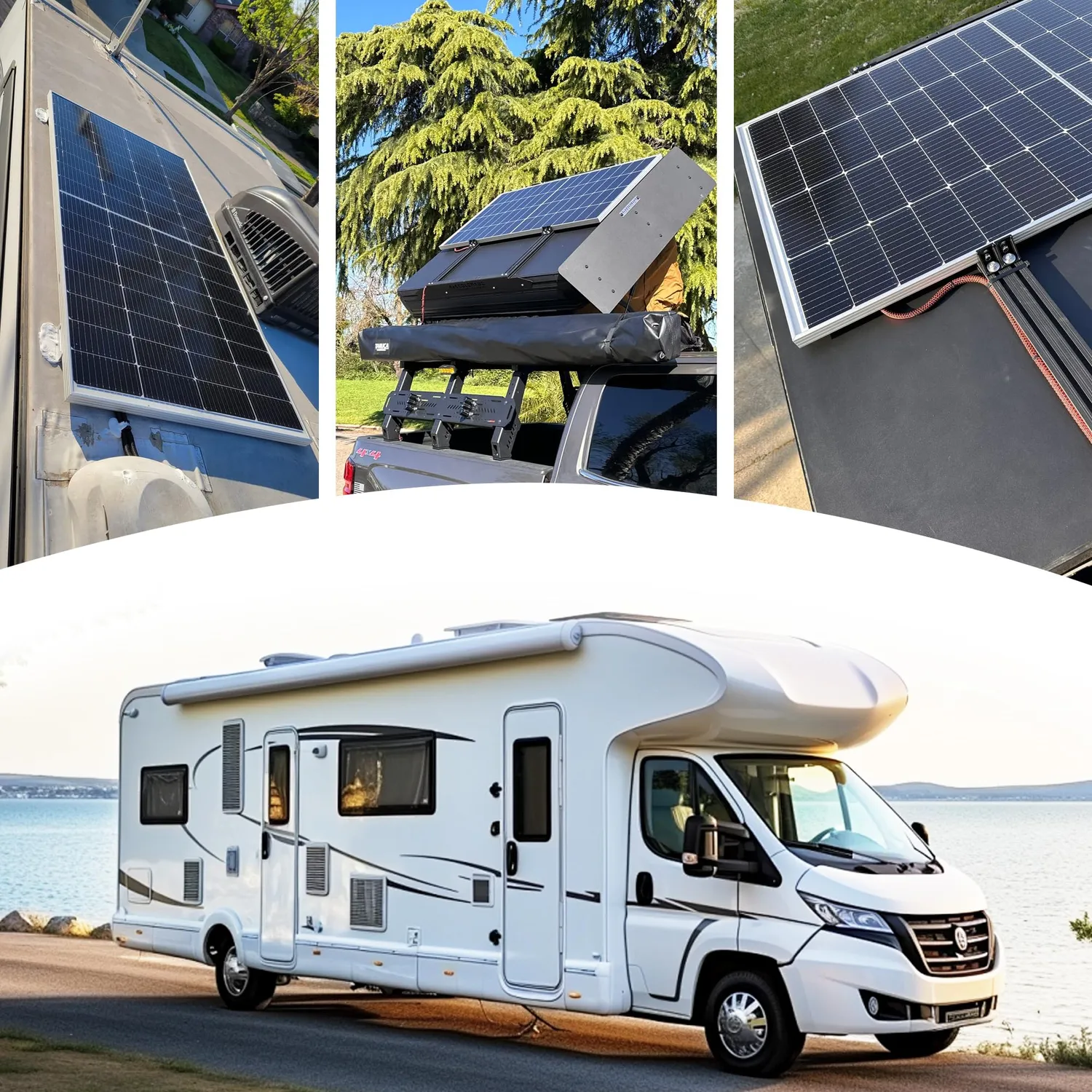 ACOPOWER Panou Solar 250W Mono pentru RV și Barcă