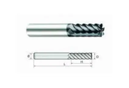 BEST ELECTRIC freză carbură finisare 6 dinți Ø10 mm