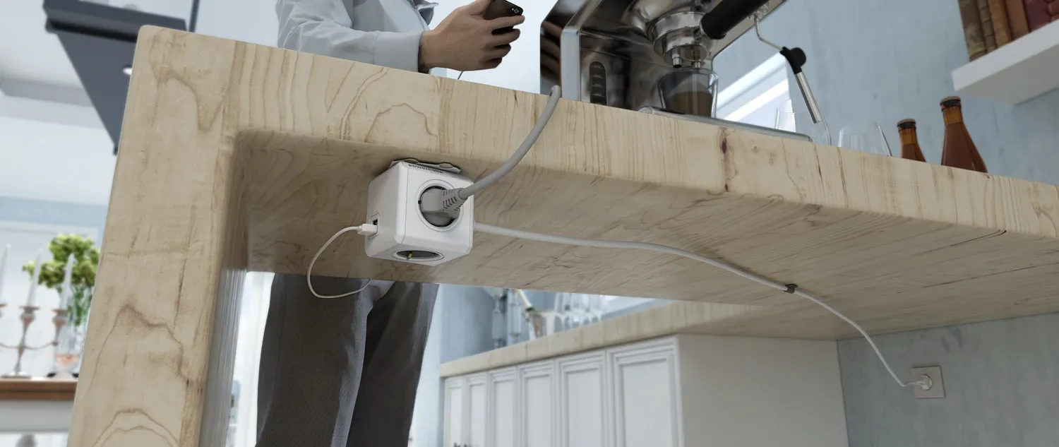 PowerCube Docks suport Extended 3 bucati gri