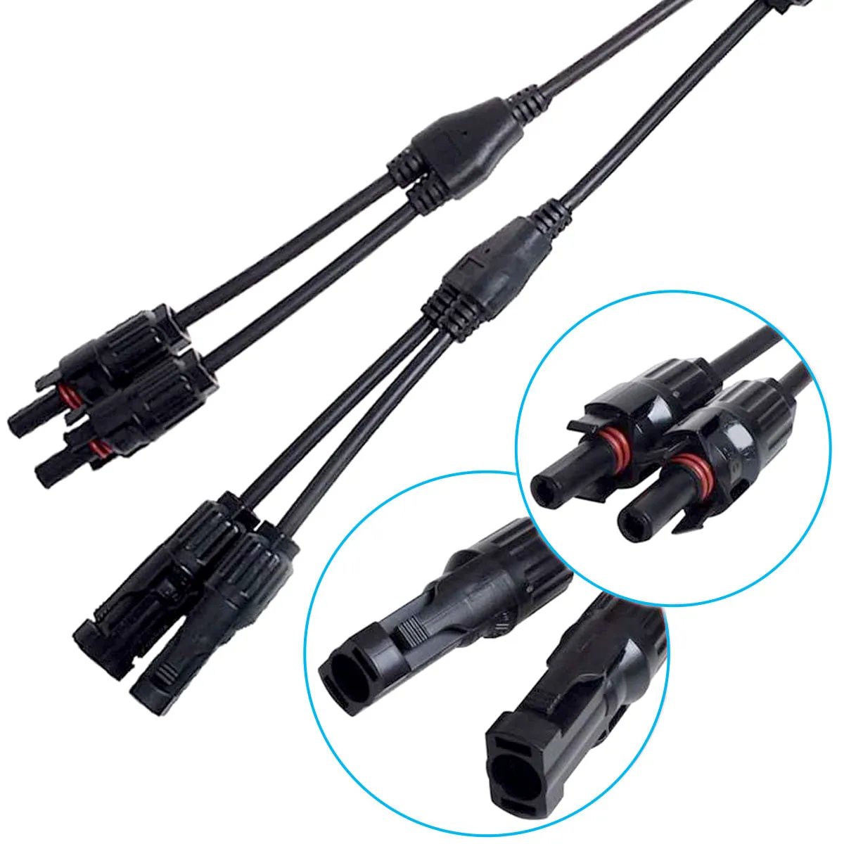 ACOPOWER conectori solar T/Y MC4 1000V set 2 buc
