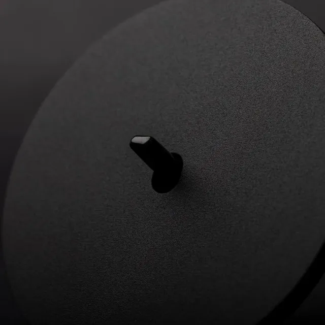 ARCswitch Vectis Round întrterupător simplu negru