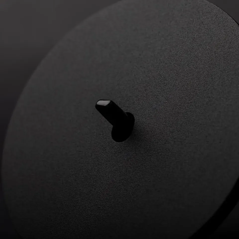 ARCswitch Vectis Round întrterupător simplu negru