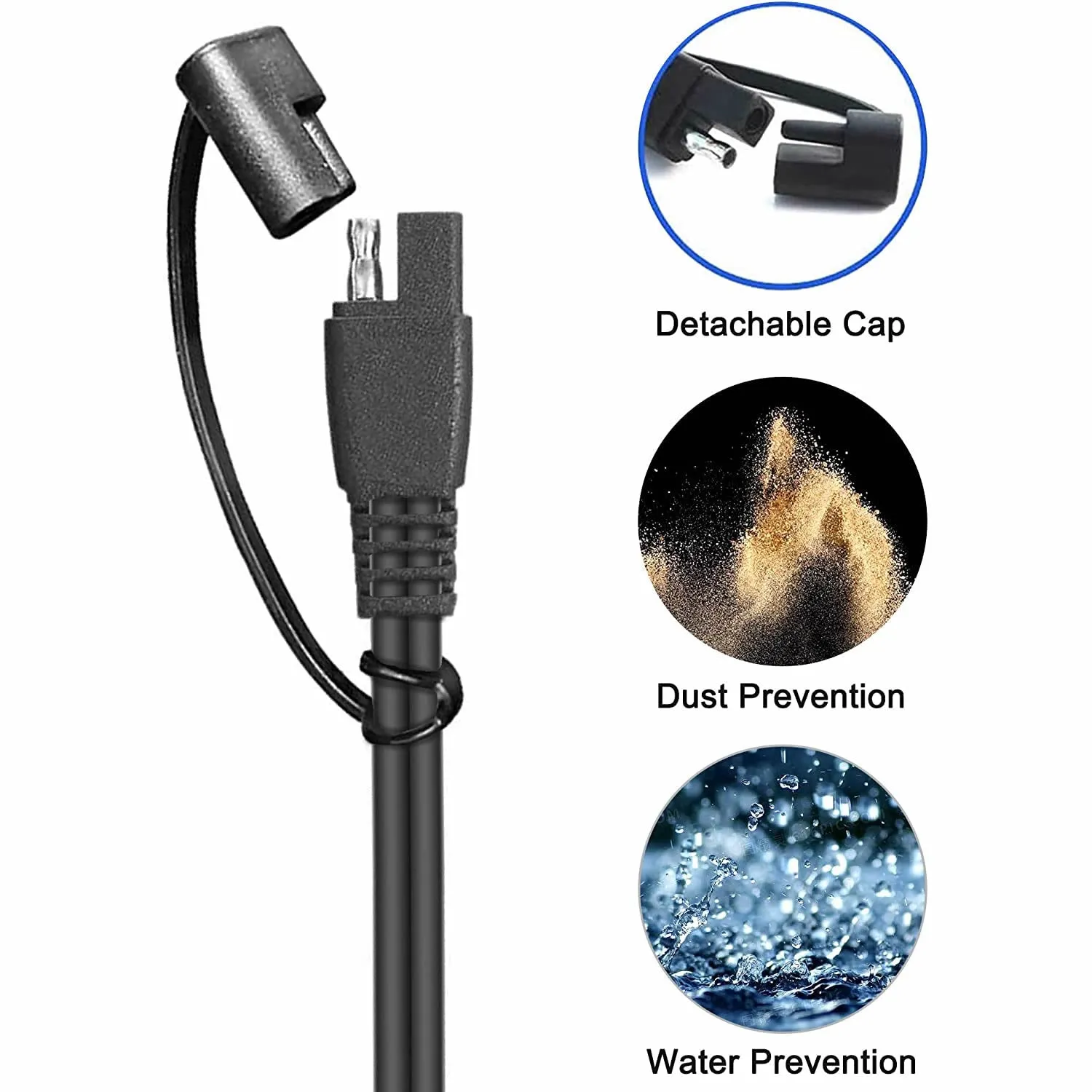 ACOPOWER SAE cablu prelungitor 14AWG 20ft 6m solar