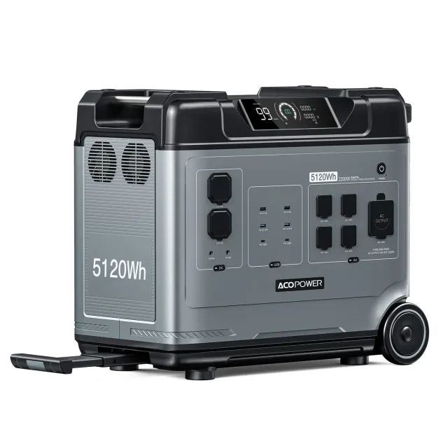 ACOPOWER P5000 stație de încărcare 5120Wh 2200W LiFePO4