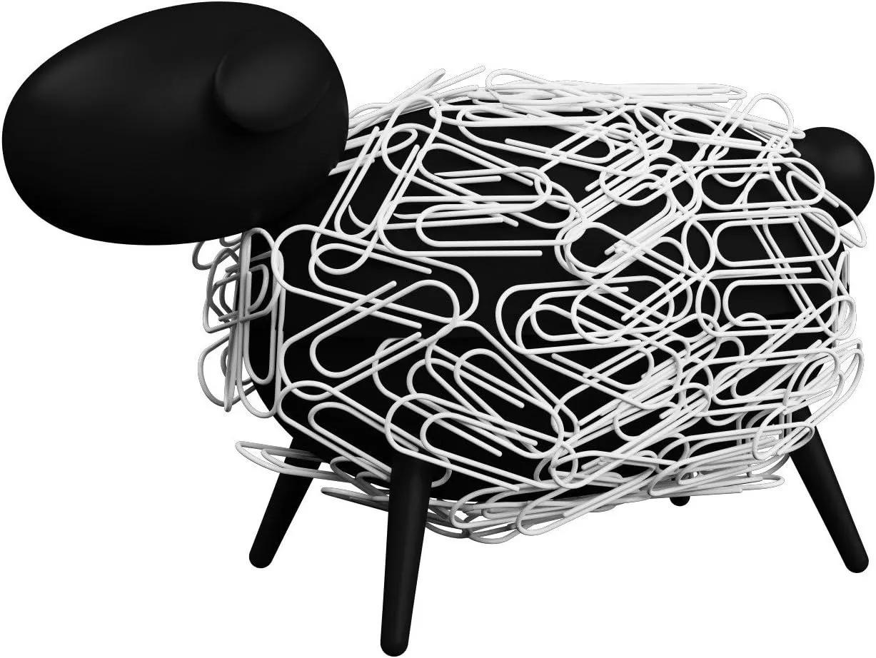 PowerCube Sheepi organizer agrafe oaie negru